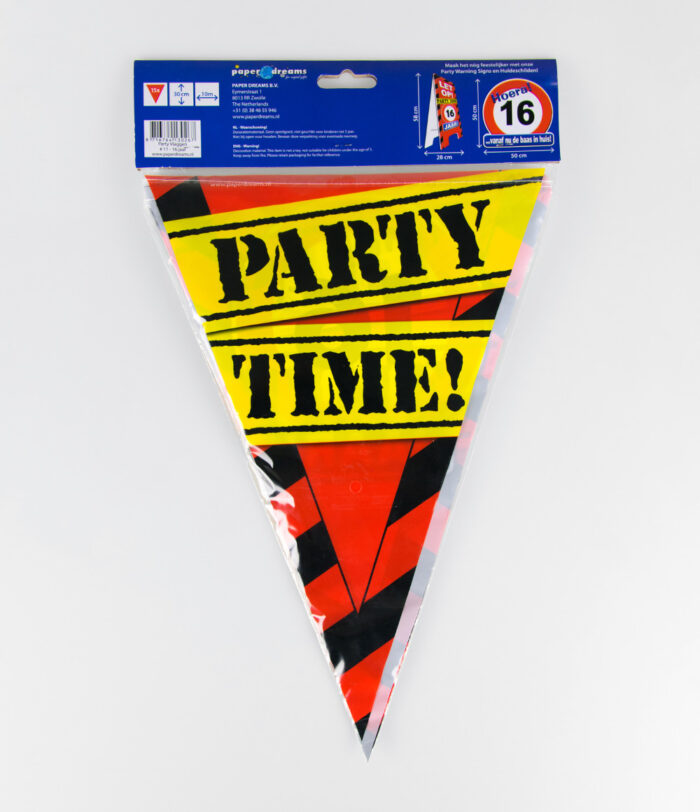 Party Vlag 16 Jaar - Afbeelding 3