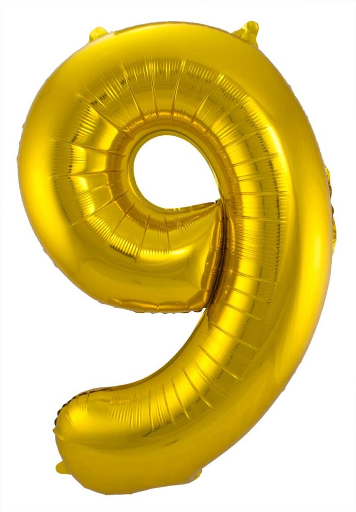 Folie Cijfer Goud 9