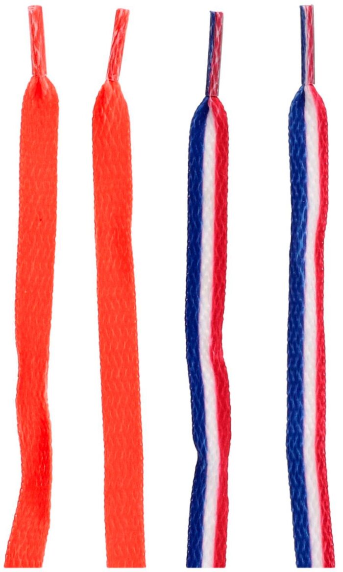 Schoenveters Oranje en Rood Wit Blauw
