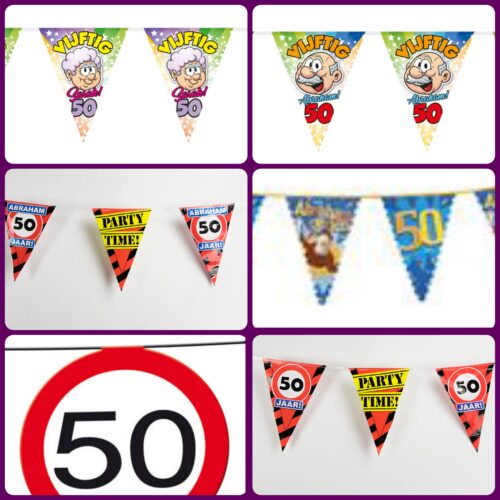 Sarah en Abraham vlaggenlijnen