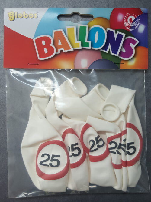 Traffic cijfer ballonnen