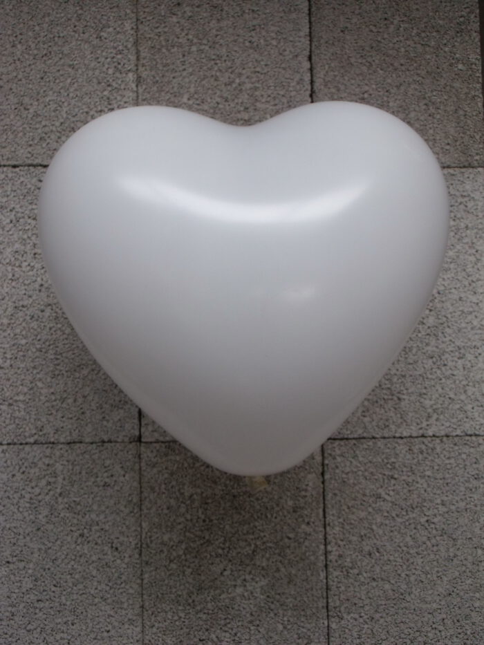 Ballonnen Hart Wit